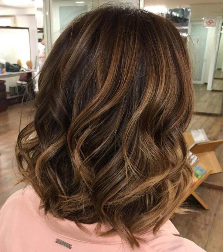 Balayage para cabelo escuro médio
