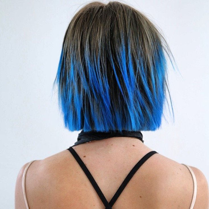 Ombre em um bob square com uma extensão de 305 fotos