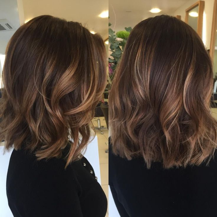 Balayage para cabelo escuro médio