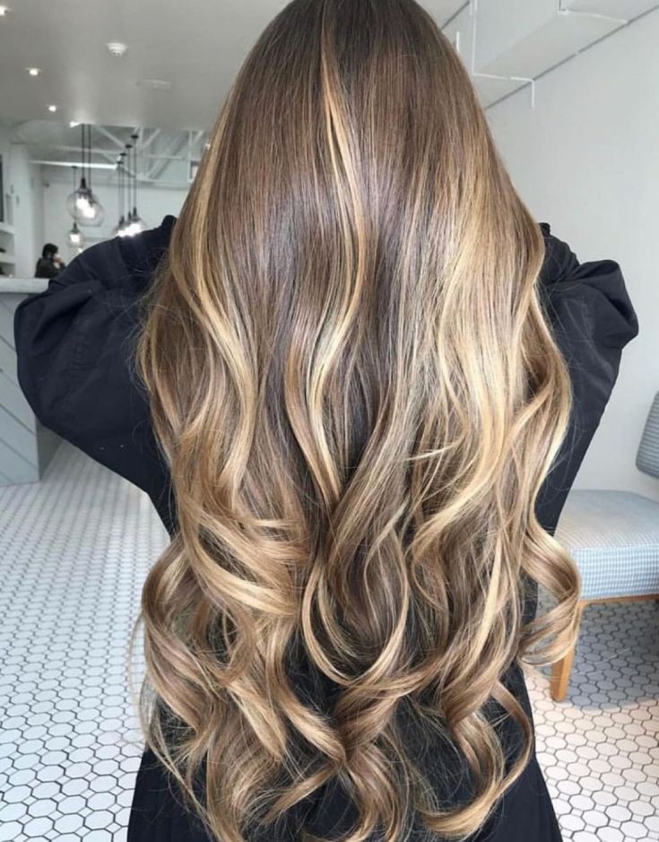 Balayage para cabelos loiros compridos