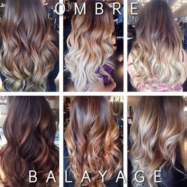 (+135 foto) Shatush, Balayazh, Ombre, Reservas