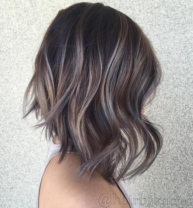 Balayage para cabelo escuro médio