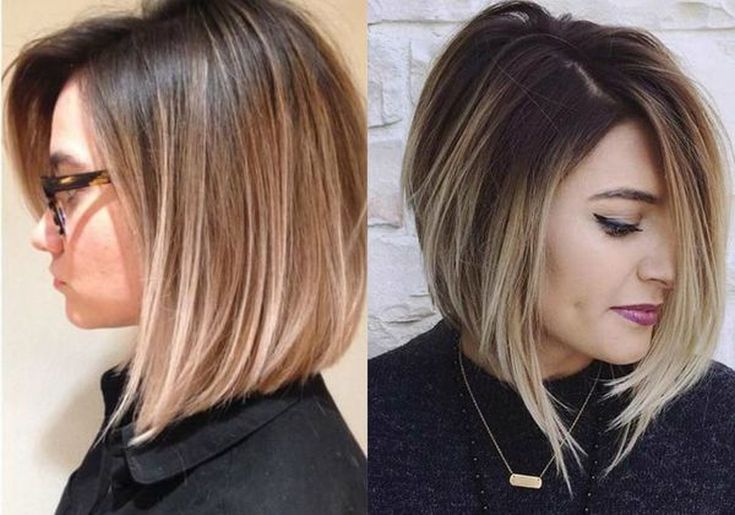 Ombre em um bob square com uma extensão de 305 fotos