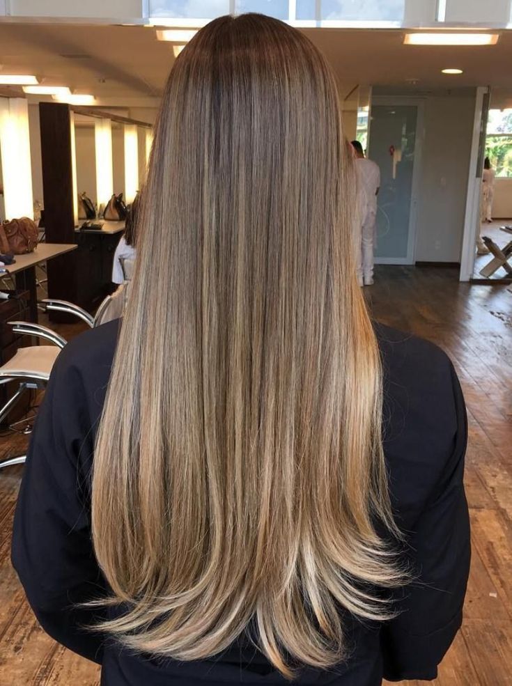 Balayage para cabelos loiros compridos