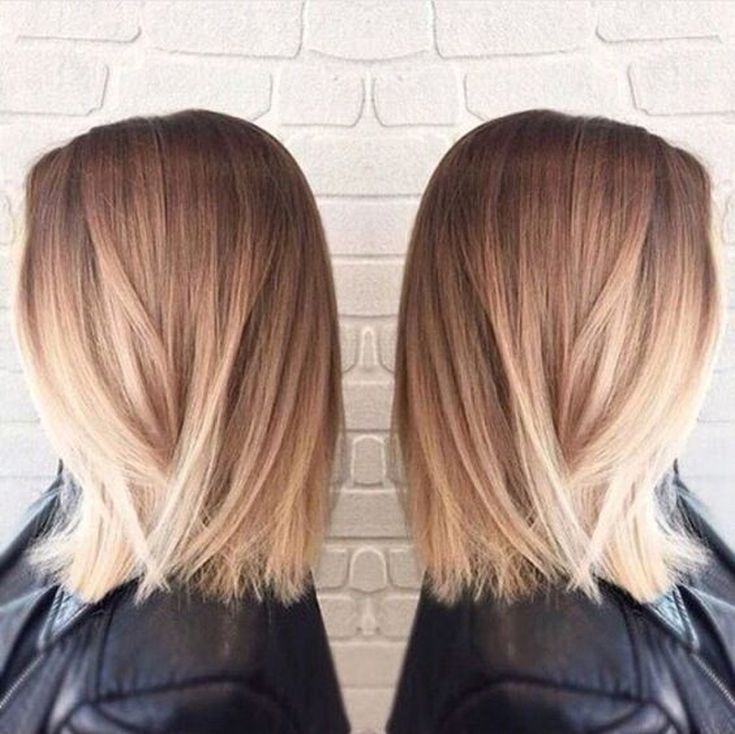 Ombre em um bob square com uma extensão de 305 fotos