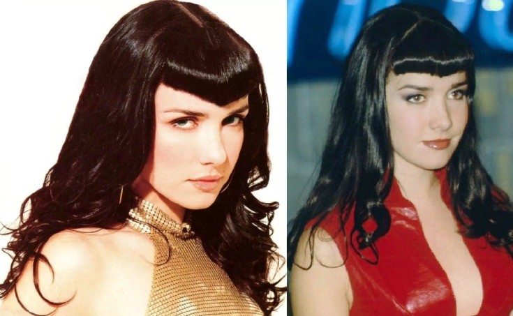 (+150 foto) Corte de cabelo em cascata para cabelos longos com franja