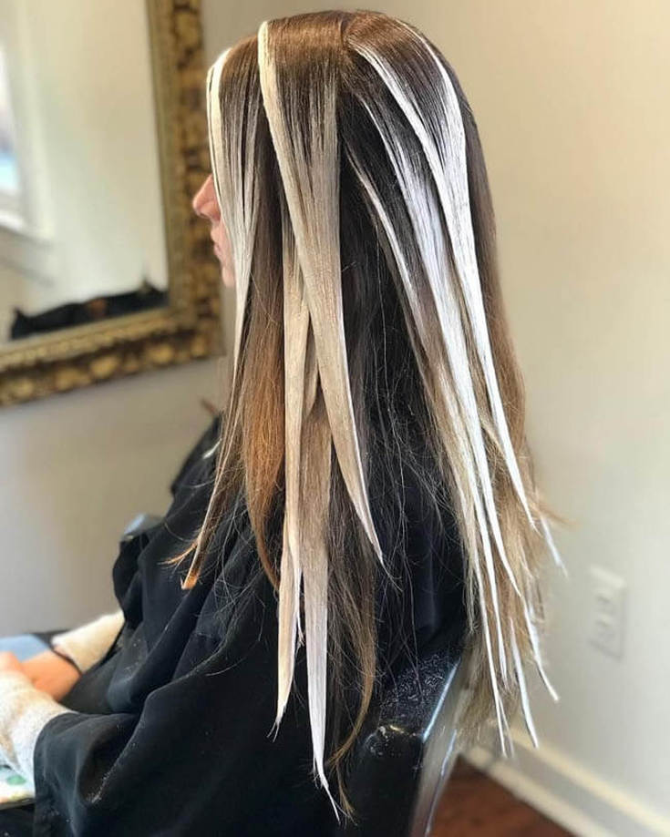 Balayage para cabelo escuro médio