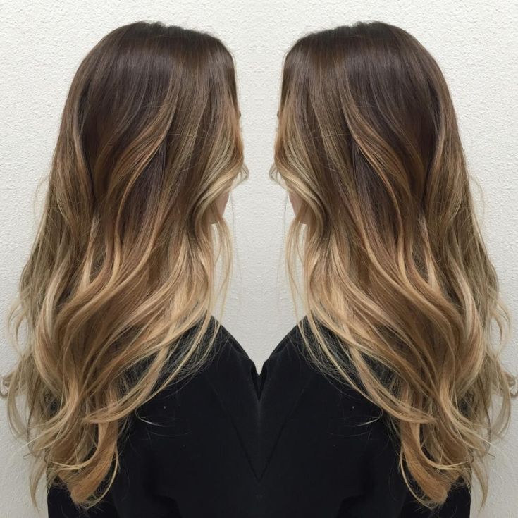 Balayage para cabelos loiros compridos