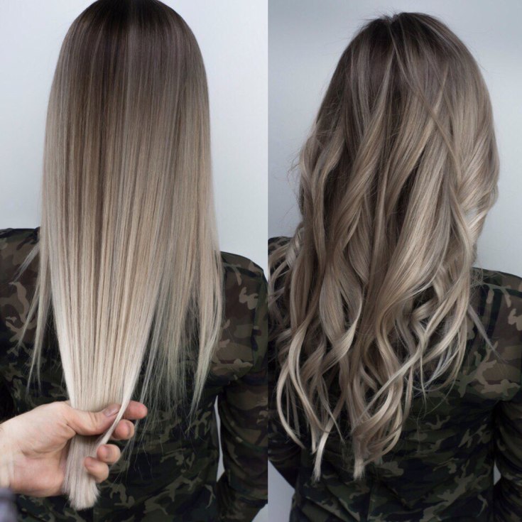 Balayage para cabelos loiros compridos