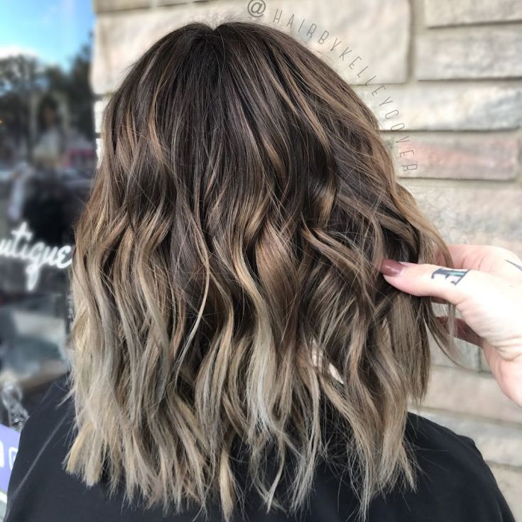 Balayage para cabelo escuro médio