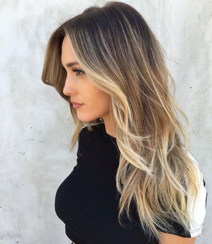 (+110 foto) Balayage em cabelos lisos