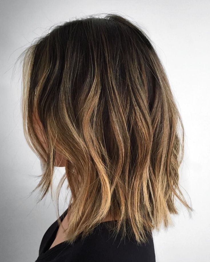 Balayage para cabelo escuro médio