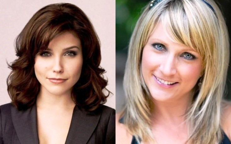 (+150 foto) Corte de cabelo em cascata para cabelos longos com franja