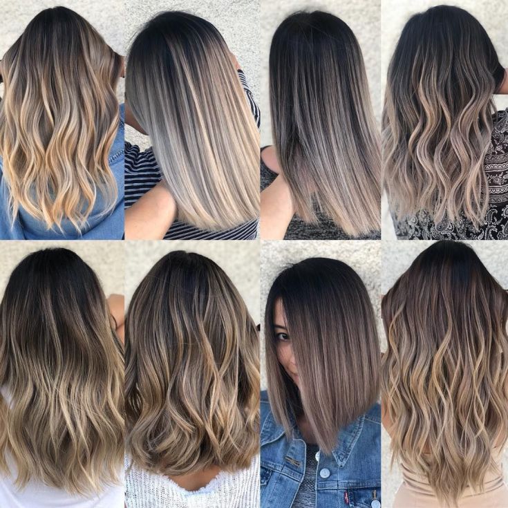 Balayage para cabelo escuro médio