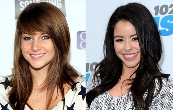 (+150 foto) Corte de cabelo em cascata para cabelos longos com franja