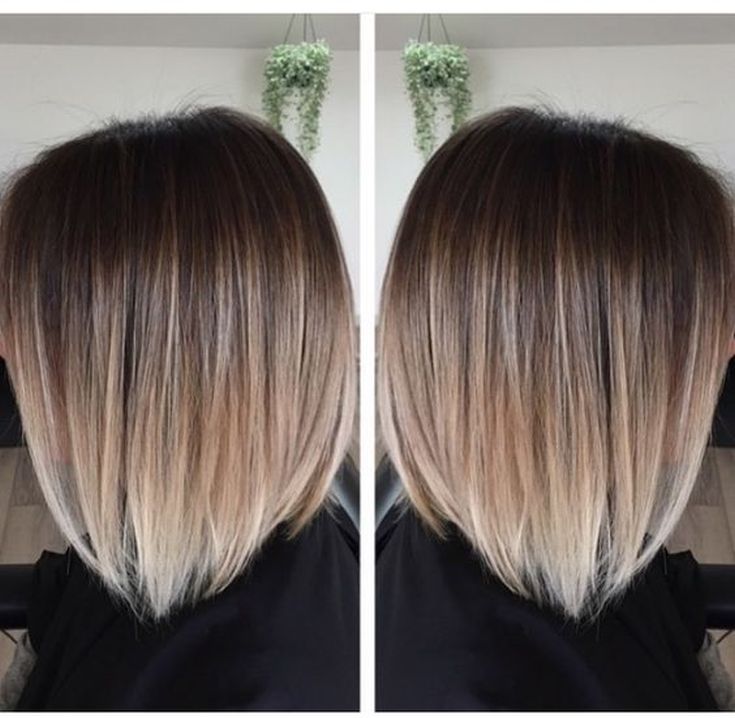 Balayage em cabelo escuro quadrado 180 fotos