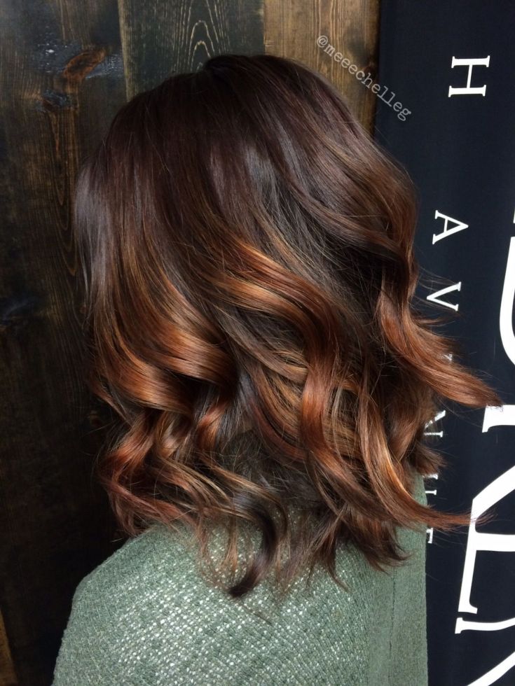 Balayage para cabelo escuro médio