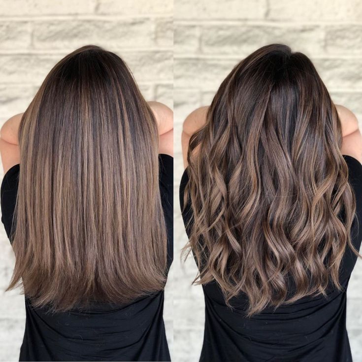 Balayage para cabelo escuro médio