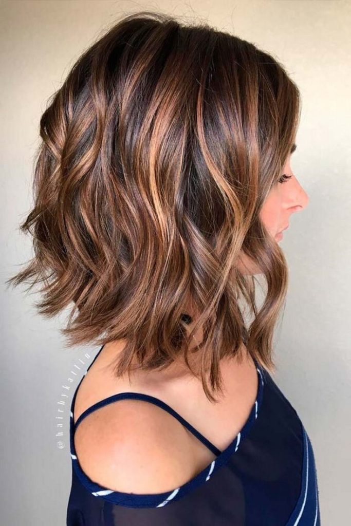 Balayage para cabelo escuro médio