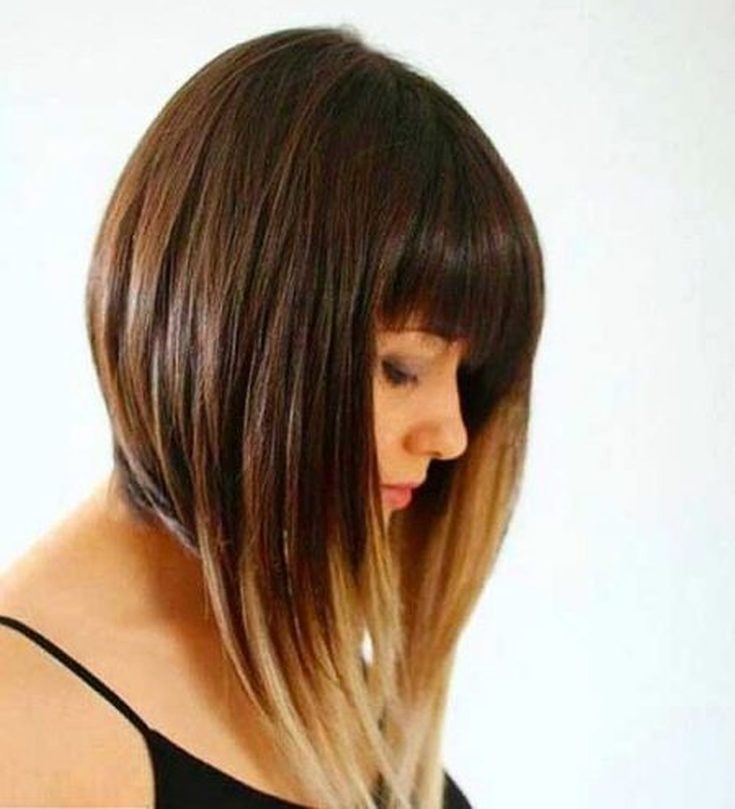 Ombre em um bob square com uma extensão de 305 fotos