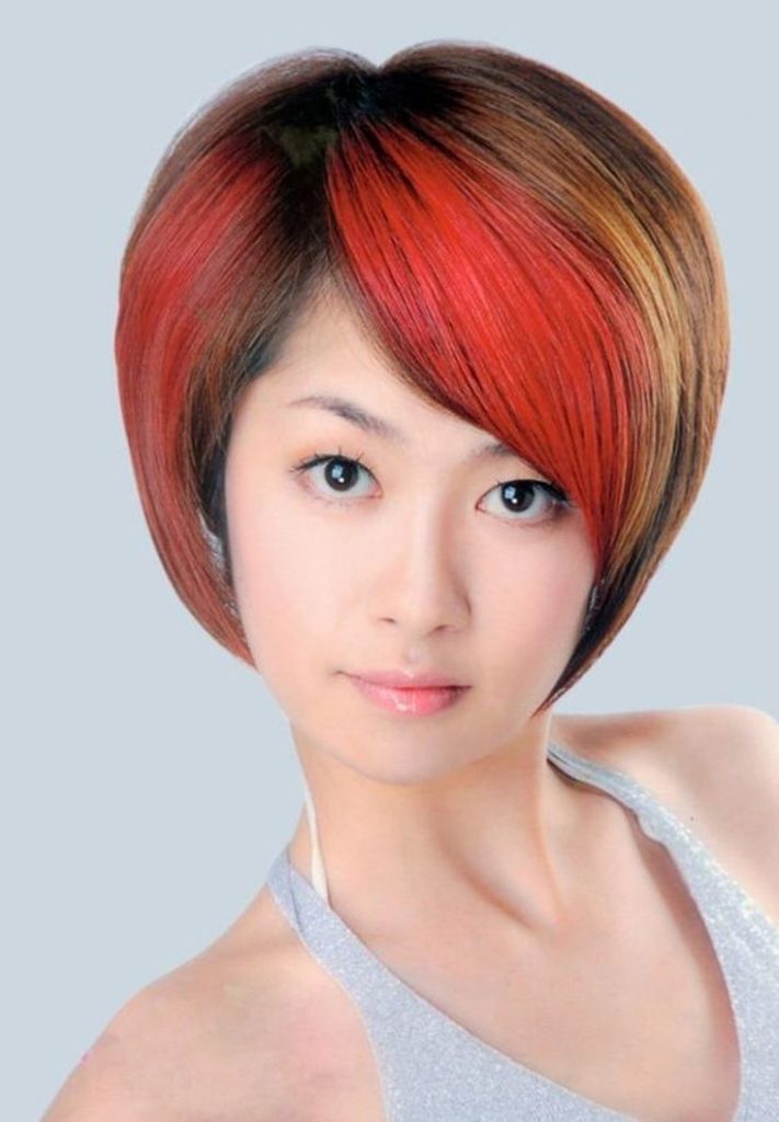 Bob Kare com franja oblíqua 240 fotos