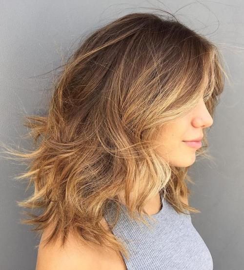 Corte de cabelo feminino - italiano, vista de diferentes lados