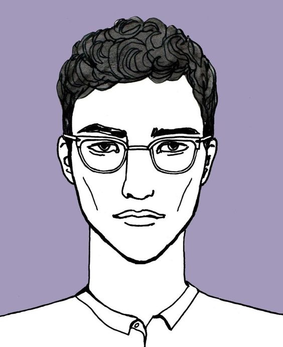 Penteados masculinos para rosto triangular