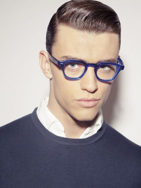 Penteados masculinos para rosto triangular