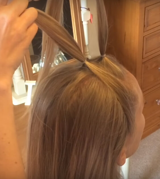 Trança elástica passo a passo