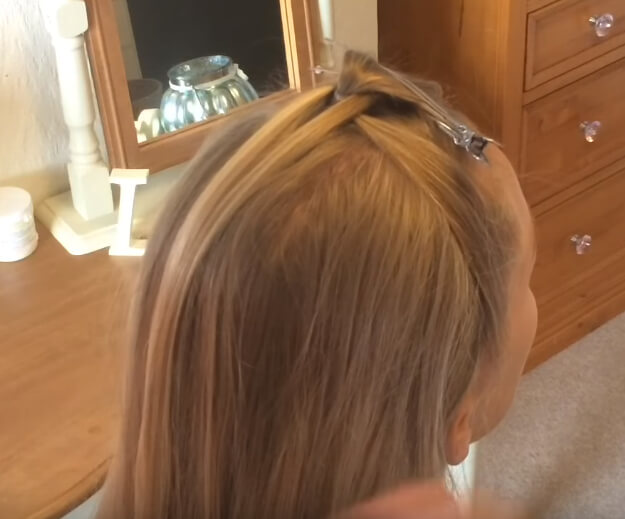 Trança elástica passo a passo