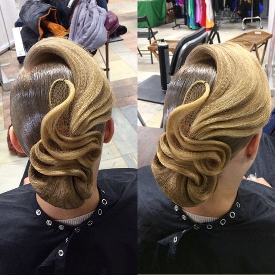 Penteados de dança de salão