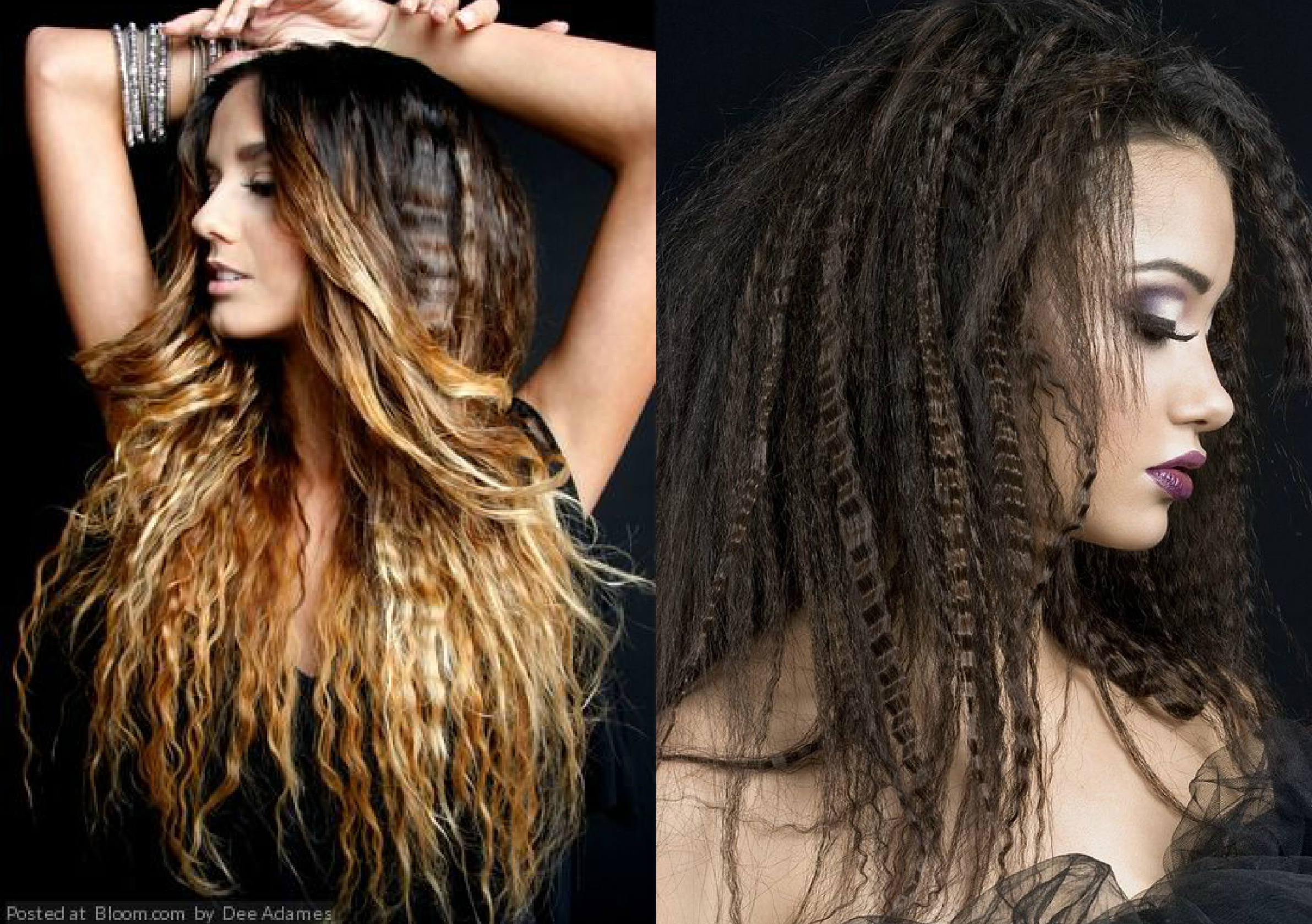 Combinação de vários tipos de ondulação