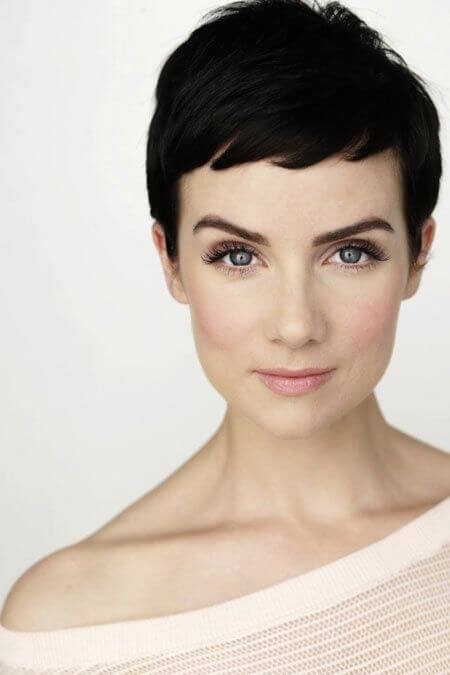 modelagem para cabelos curtos com franja