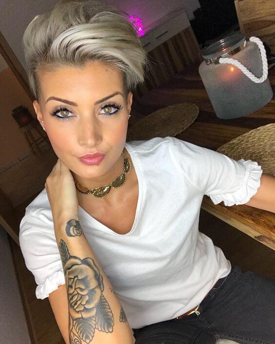 modelagem para cabelos curtos com franja