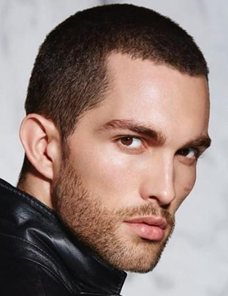 (+183 fotos) Ouriço de corte de cabelo masculino