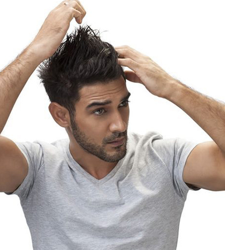 (+183 fotos) Ouriço de corte de cabelo masculino