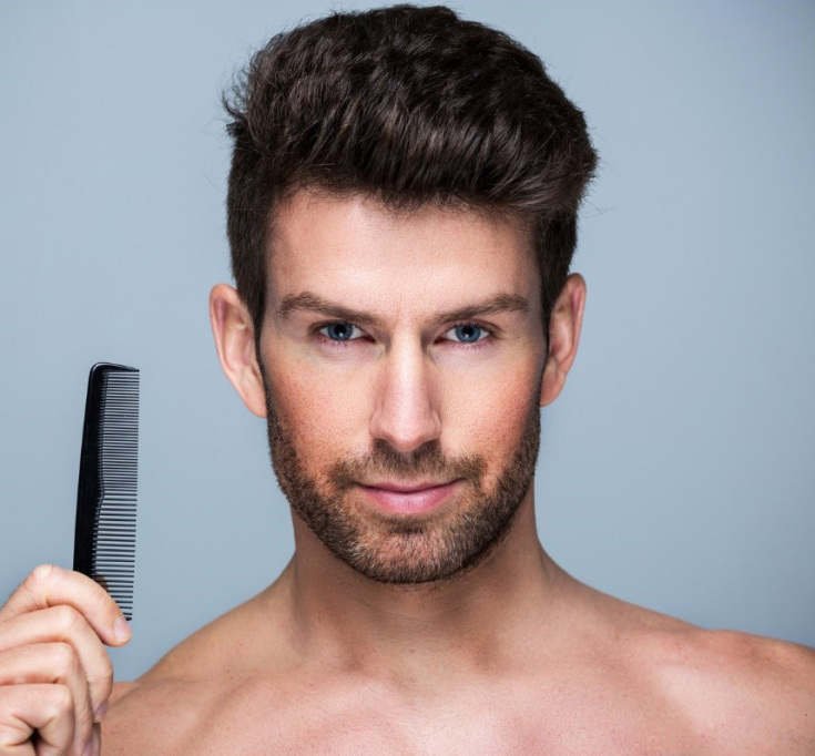 (+183 fotos) Ouriço de corte de cabelo masculino