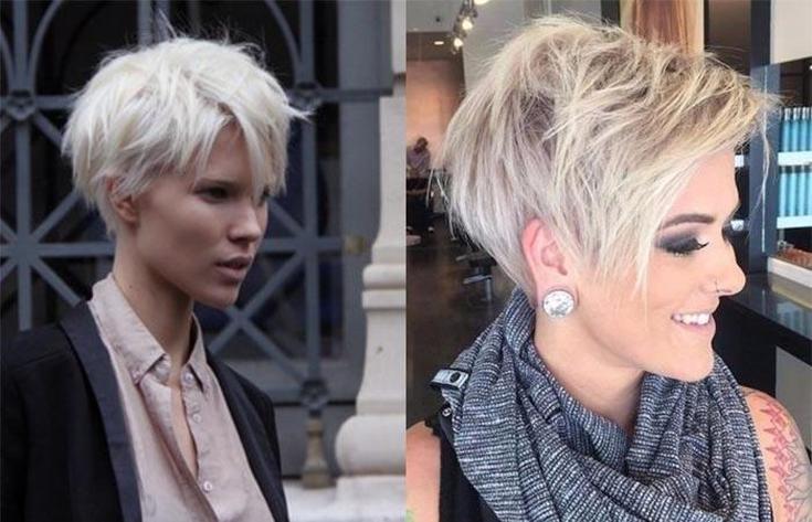 (+180 foto) Cascata de corte de cabelo para um rosto redondo