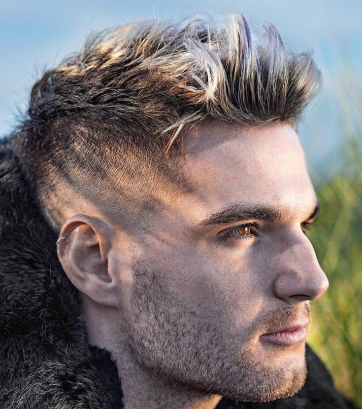(+183 fotos) Ouriço de corte de cabelo masculino