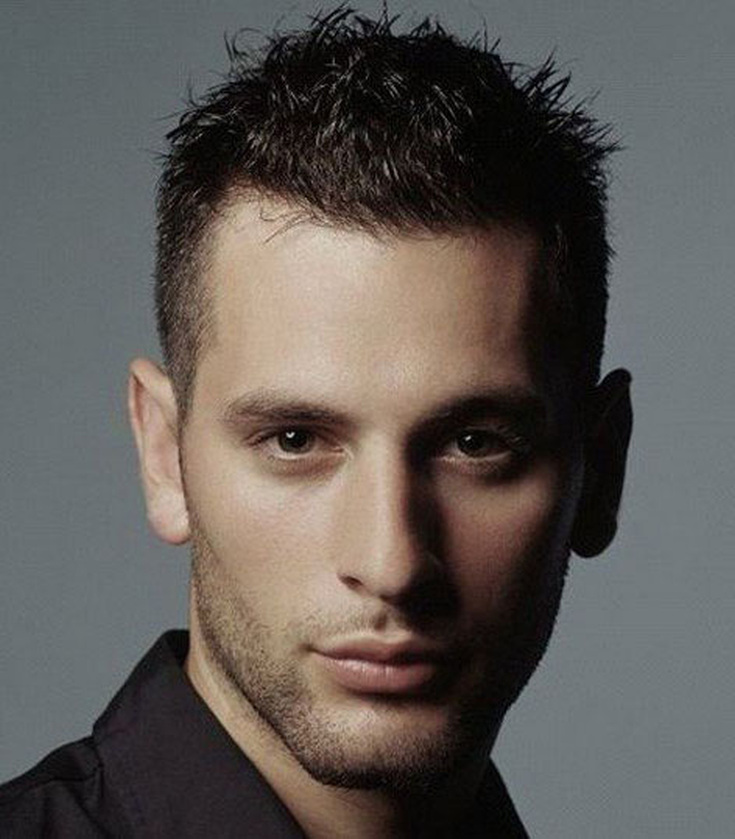 (+183 fotos) Ouriço de corte de cabelo masculino