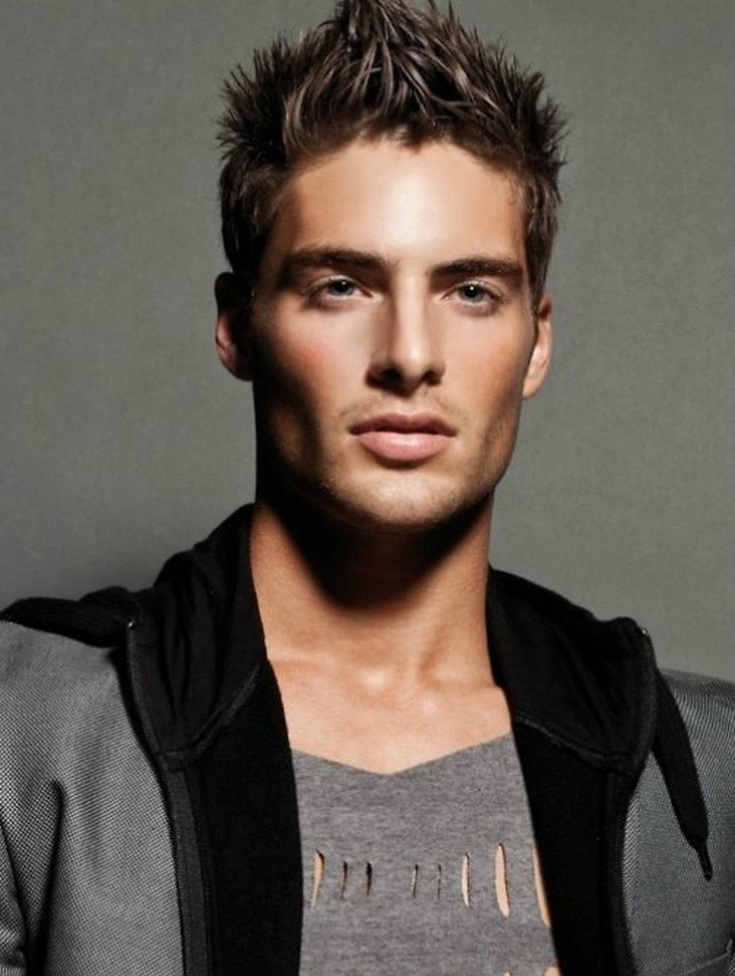 (+183 fotos) Ouriço de corte de cabelo masculino