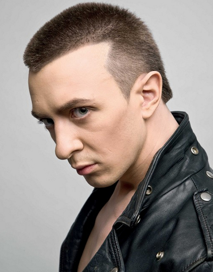 (+183 fotos) Ouriço de corte de cabelo masculino