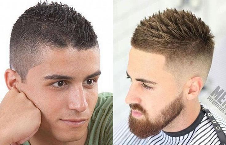 (+183 fotos) Ouriço de corte de cabelo masculino