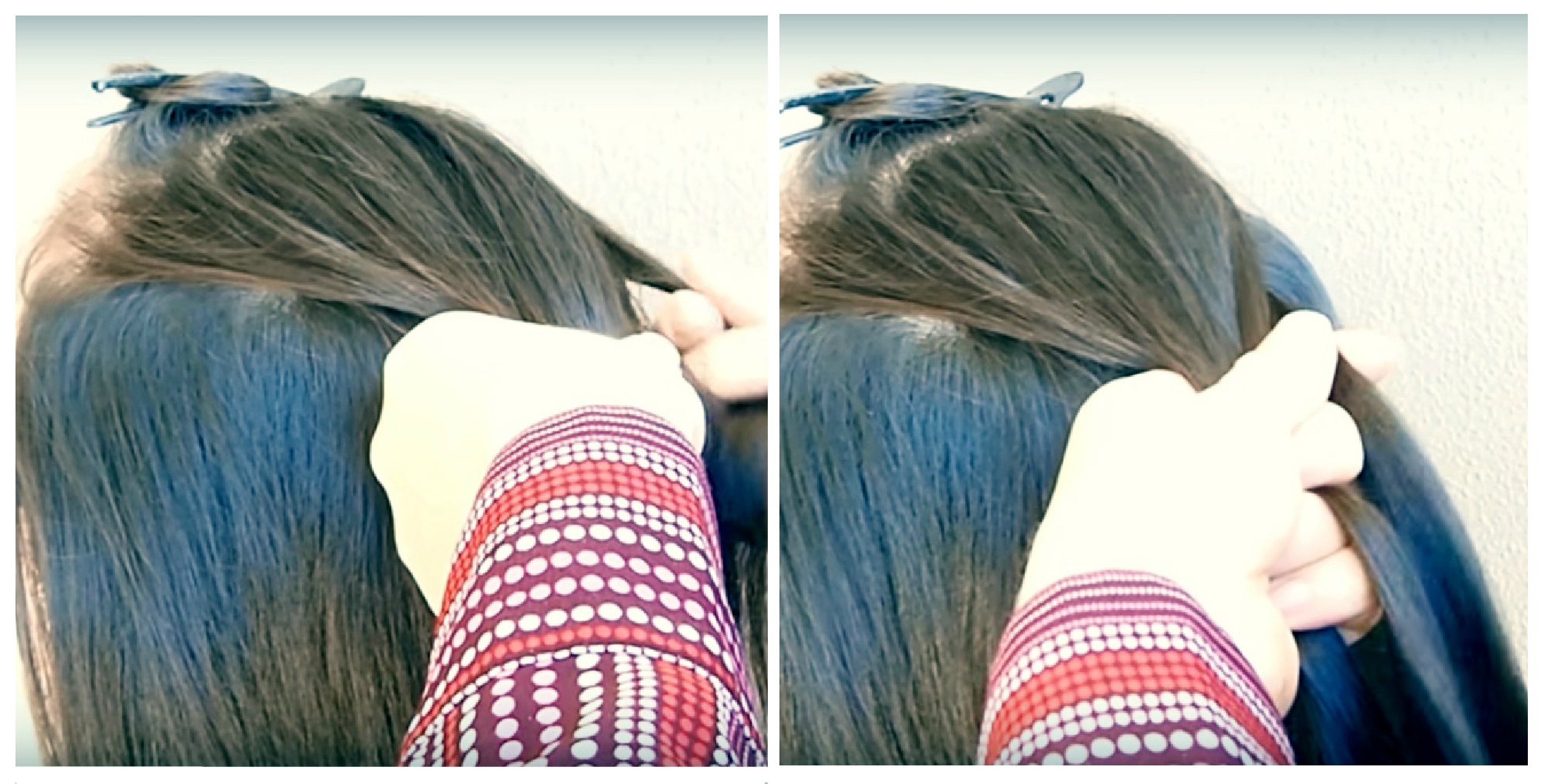 Instruções passo a passo de trança rabo de peixe