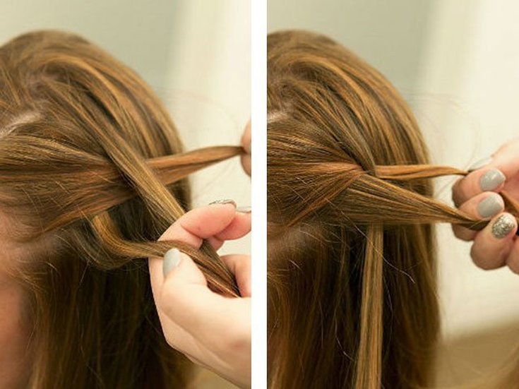 (+230 fotos) Cachoeira de tranças tecendo