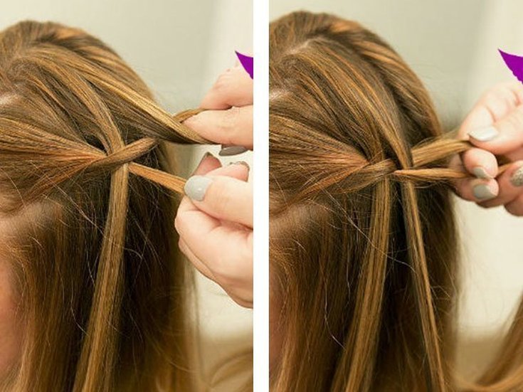 (+230 fotos) Cachoeira de tranças tecendo