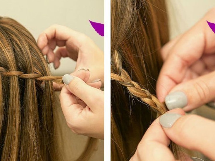 (+230 fotos) Cachoeira de tranças tecendo