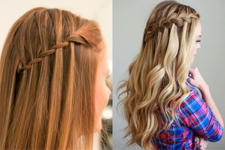 (+230 fotos) Cachoeira de tranças tecendo