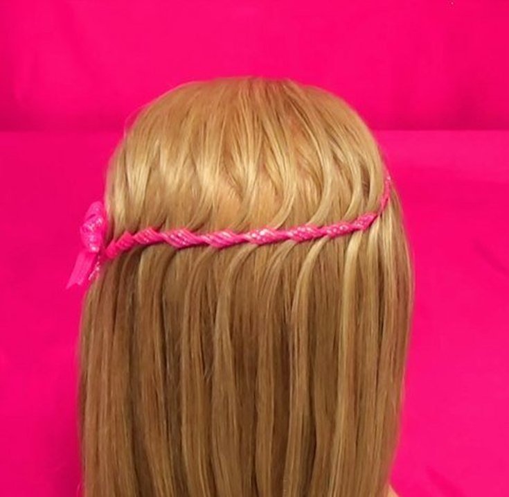 (+230 fotos) Cachoeira de tranças tecendo