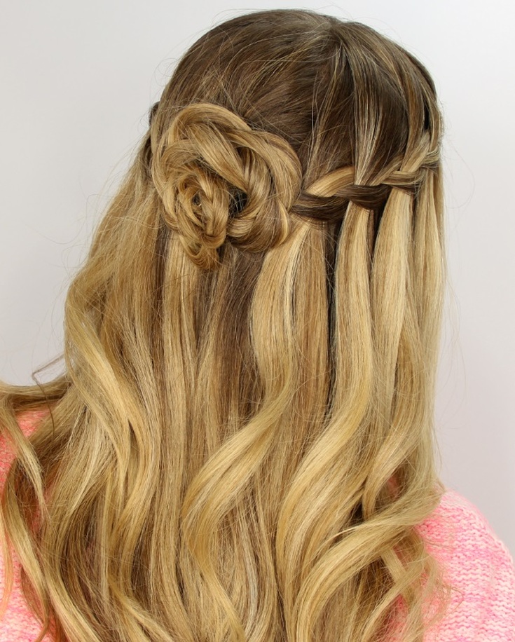 (+230 fotos) Cachoeira de tranças tecendo